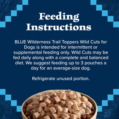 Wilderness Wild Cuts Wet Dog Food Toppers, Chicken & Beef, 3-Oz. (12 Count)